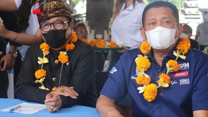 Wagub-Bali-cok-ace-ketua-imi-bambang-soesatyo